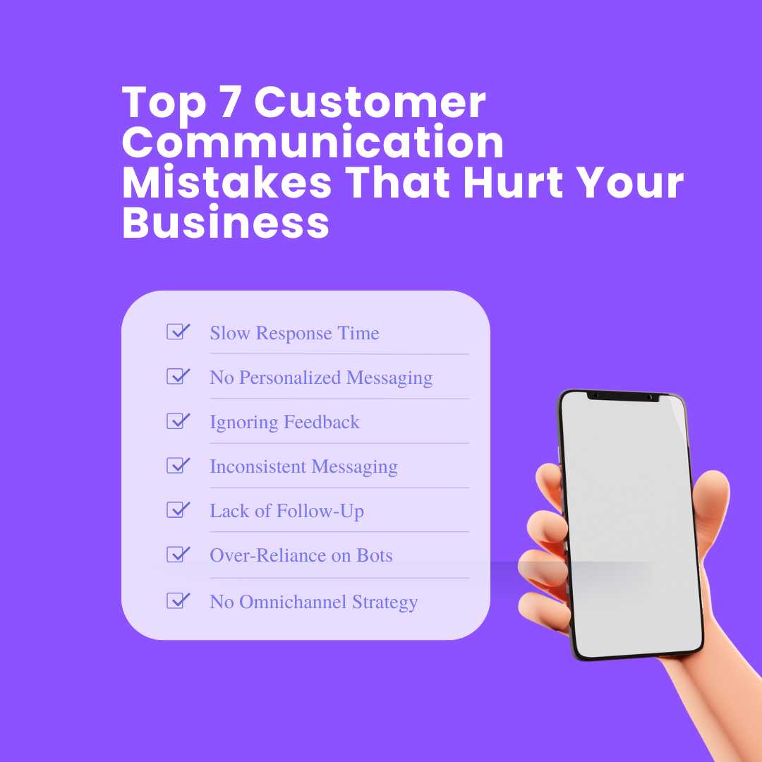 7 communication mistakes done by businesses